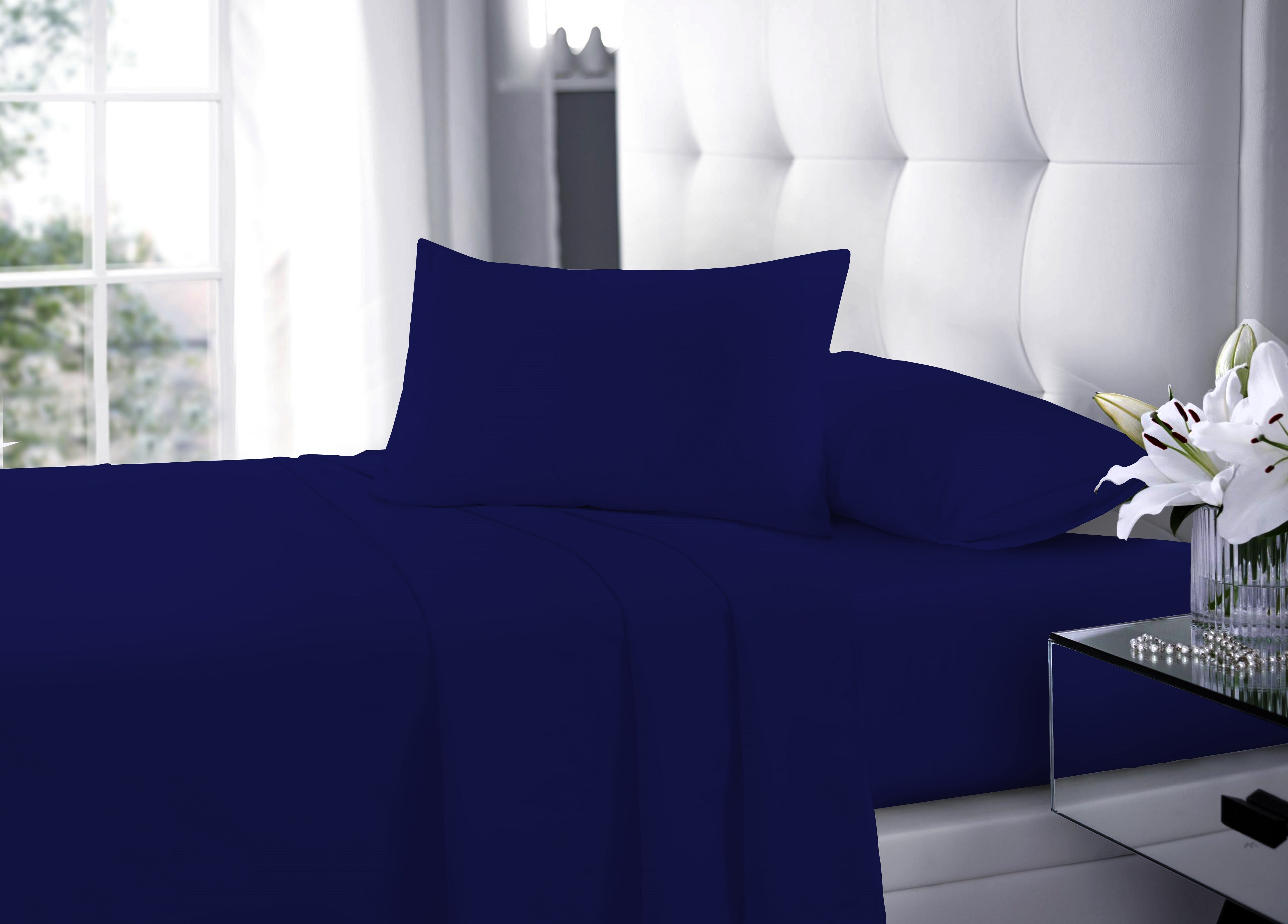 Discover the perfect blend of comfort and durability with our range of bedsheets. Our cotton bedsheets offer a soft, breathable feel for a cozy night's sleep, while our polycotton bedsheets combine the best of polyester's durability with the comfort of cotton. Whether you prefer the natural luxury of cotton or the easy-care convenience of polycotton, our selection ensures that you find the ideal fit for your bed. Elevate your sleep experience with bedsheets that cater to your every need.