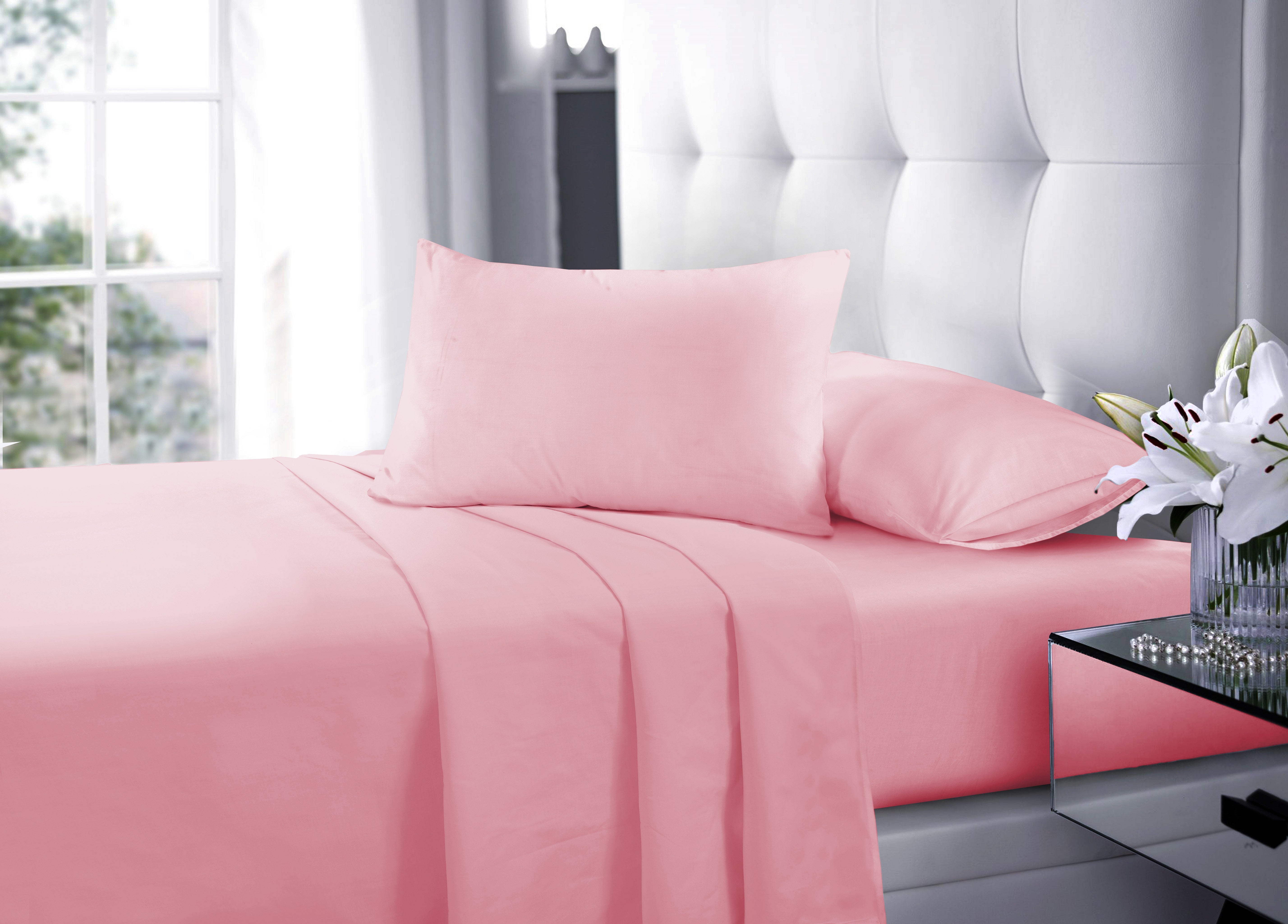 Discover the perfect blend of comfort and durability with our range of bedsheets. Our cotton bedsheets offer a soft, breathable feel for a cozy night's sleep, while our polycotton bedsheets combine the best of polyester's durability with the comfort of cotton. Whether you prefer the natural luxury of cotton or the easy-care convenience of polycotton, our selection ensures that you find the ideal fit for your bed. Elevate your sleep experience with bedsheets that cater to your every need.