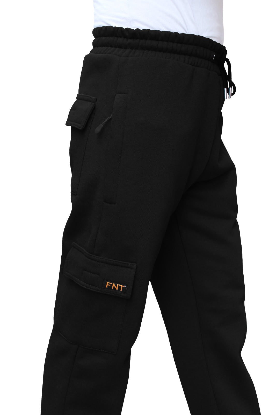 FNT-Fleece Cargo Trouser Tracksuit Jogging Bottoms