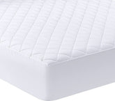 Breathable design to keep your mattress fresh and dry Soft, quiet, and comfortable fabric for restful night's sleep Hypoallergenic and dust mite resistance to promote healthy sleep Easy-fit design for a sung and secure fit on your mattress Machine washable and dryable for hassle-free maintenance