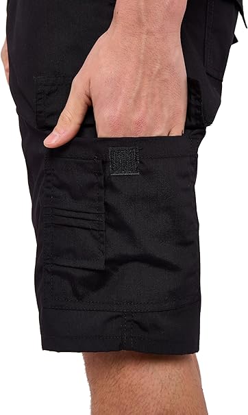 Mens Cargo Shorts Lightweight Elasticated Cargo Shorts