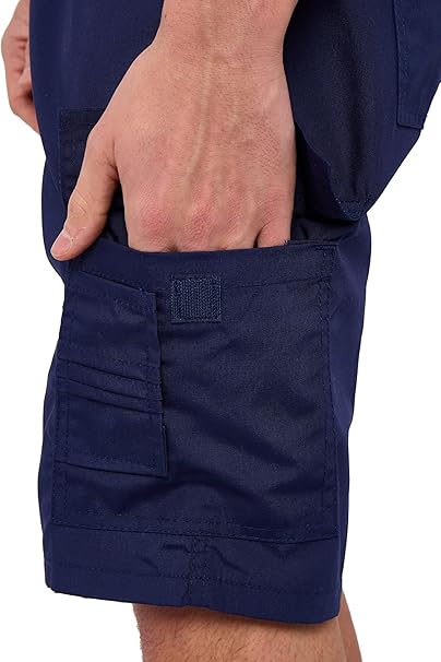 Mens Cargo Shorts Lightweight Elasticated Cargo Shorts