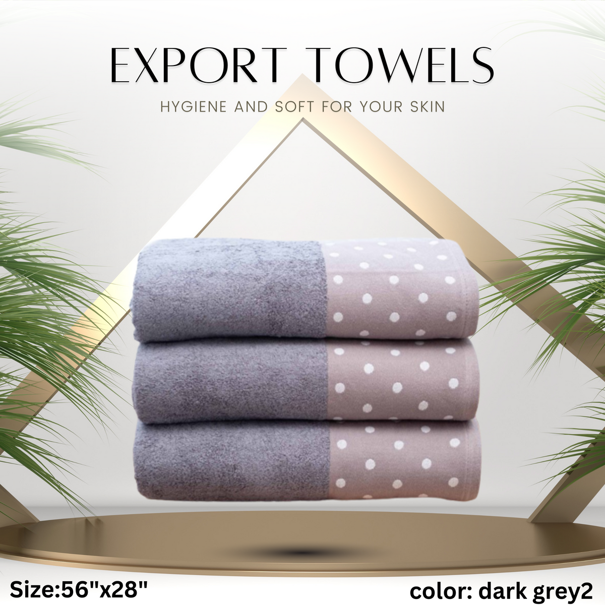 Experience the Softness and Absorbency of Our Bamboo Towels  - Ultra-soft and gentle on skin - Highly absorbent and quick-drying - Eco-friendly and sustainable bamboo material - Hypoallergenic and antibacterial properties - Perfect for bath, beach, or gym use  Upgrade your towel game with our luxurious bamboo towels! Soft, absorbent, and eco-friendly, they're perfect for anyone looking for a comfortable and sustainable bathing experience.