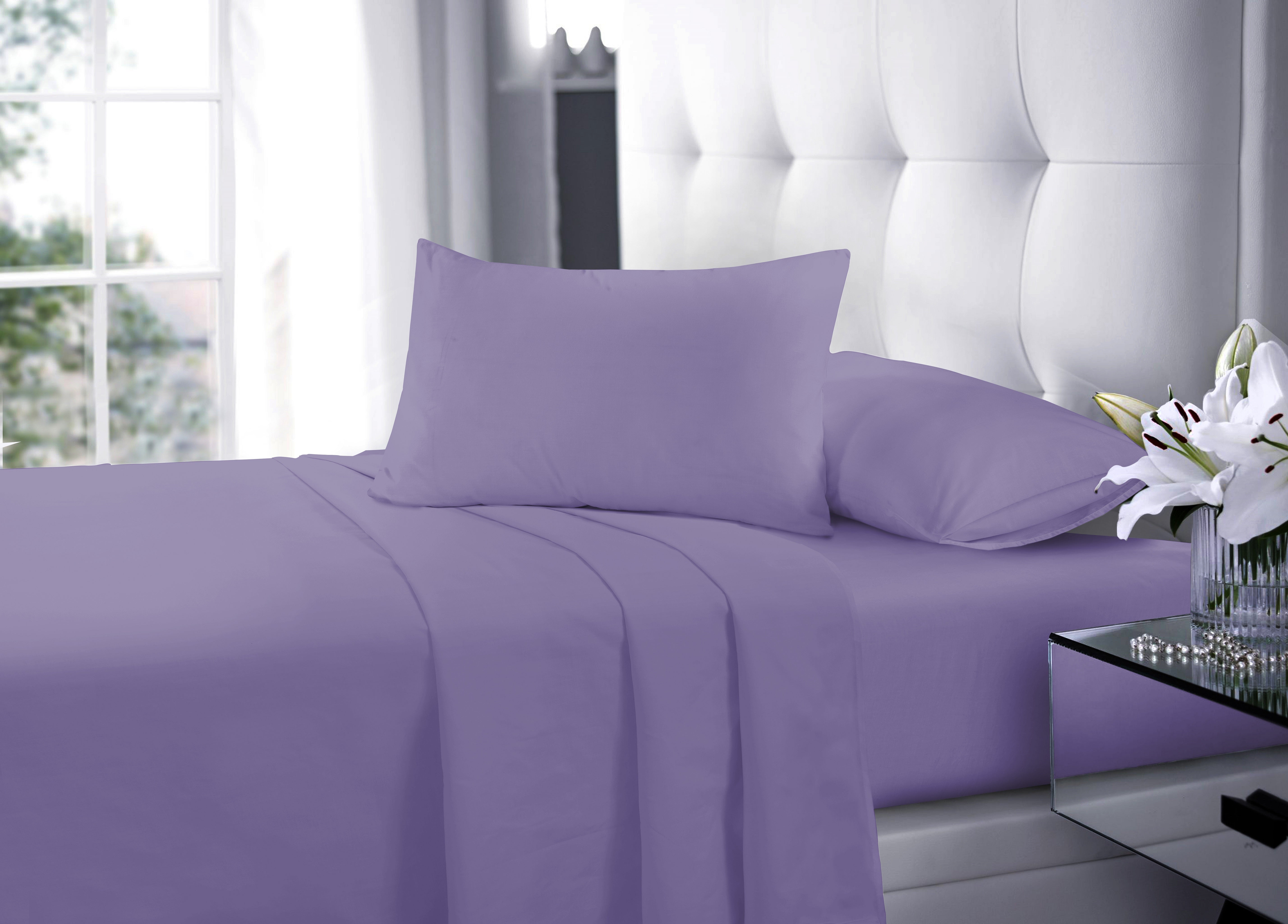 Discover the perfect blend of comfort and durability with our range of bedsheets. Our cotton bedsheets offer a soft, breathable feel for a cozy night's sleep, while our polycotton bedsheets combine the best of polyester's durability with the comfort of cotton. Whether you prefer the natural luxury of cotton or the easy-care convenience of polycotton, our selection ensures that you find the ideal fit for your bed. Elevate your sleep experience with bedsheets that cater to your every need.